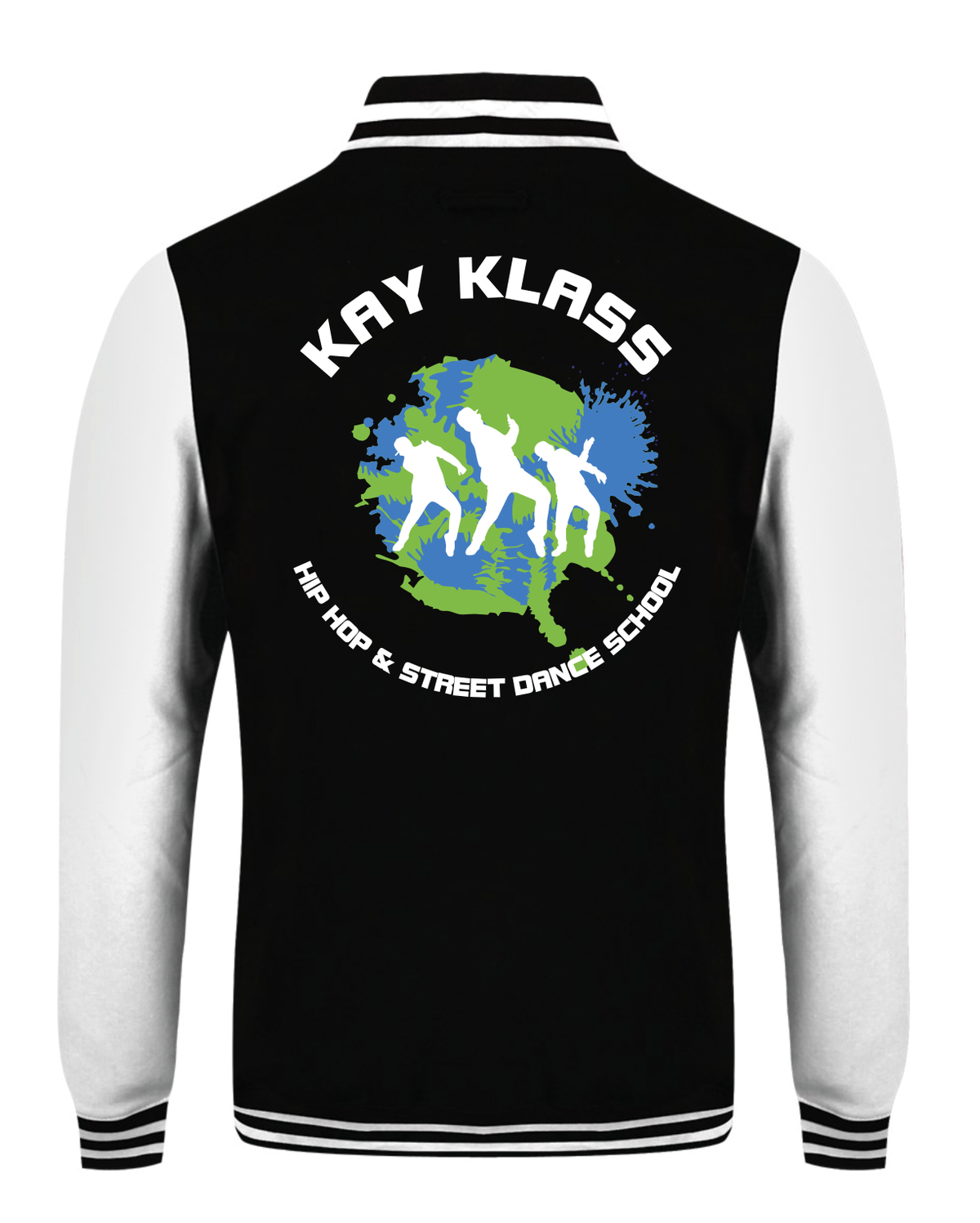 Kay Klass Varsity Jacket - Green/Blue